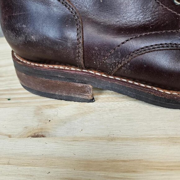 Thursday Boots Everyday Men's Brown Leather Lace up Chukka Ankle Boots size 9 - Picture 2 of 16